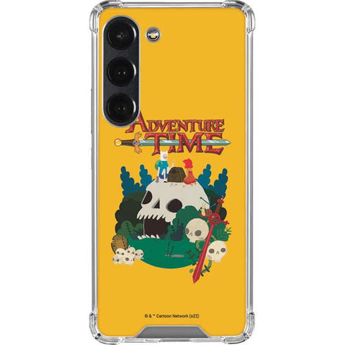Adult Swim Adventure Time Cave Of Skulls Galaxy S23 Clear Case