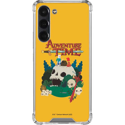 Adult Swim Adventure Time Cave Of Skulls Galaxy S23 Plus Clear Case