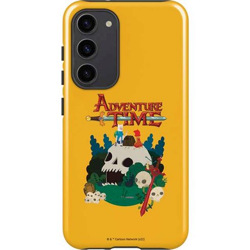 Adult Swim Adventure Time Cave Of Skulls Galaxy S23 Plus Pro Case