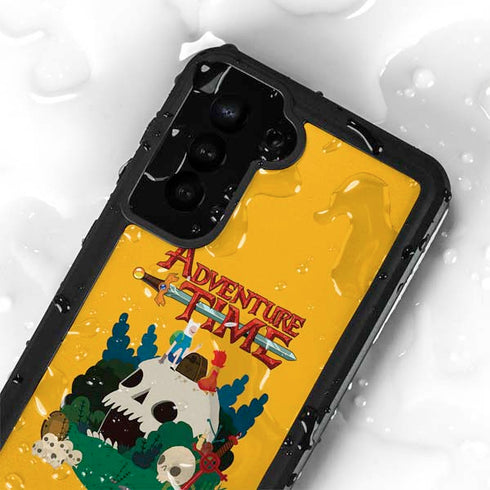 Adult Swim Adventure Time Cave Of Skulls Galaxy S23 Plus Waterproof Case