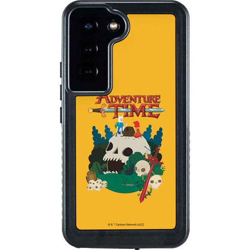 Adult Swim Adventure Time Cave Of Skulls Galaxy S23 Waterproof Case