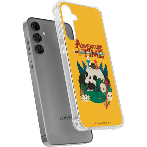 Adult Swim Adventure Time Cave Of Skulls Galaxy S24 Plus Clear Case