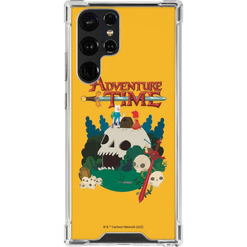Adult Swim Adventure Time Cave Of Skulls Galaxy S24 Ultra Clear Case