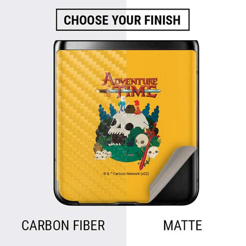 Adult Swim Adventure Time Cave Of Skulls Galaxy Z Flip Skin