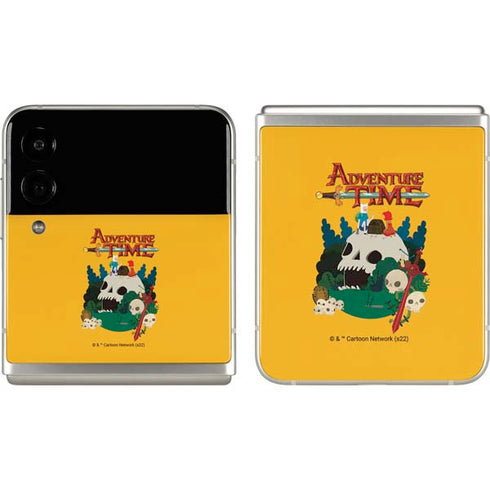 Adult Swim Adventure Time Cave Of Skulls Galaxy Z Flip3 5G Skin