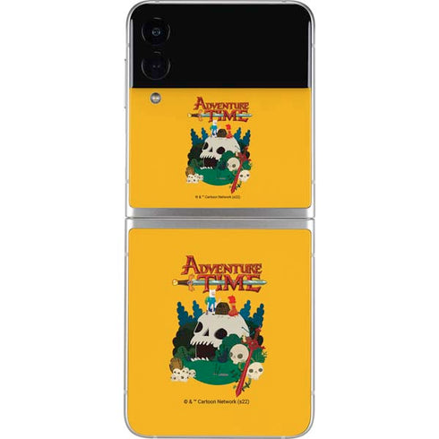 Adult Swim Adventure Time Cave Of Skulls Galaxy Z Flip3 5G Skin