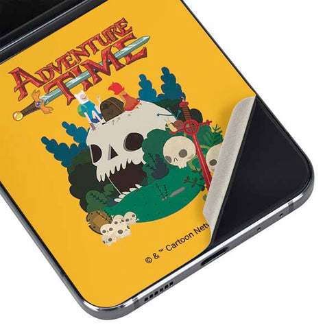 Adult Swim Adventure Time Cave Of Skulls Galaxy Z Flip5 5G Skin