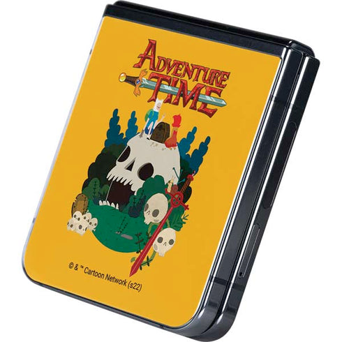 Adult Swim Adventure Time Cave Of Skulls Galaxy Z Flip5 5G Skin