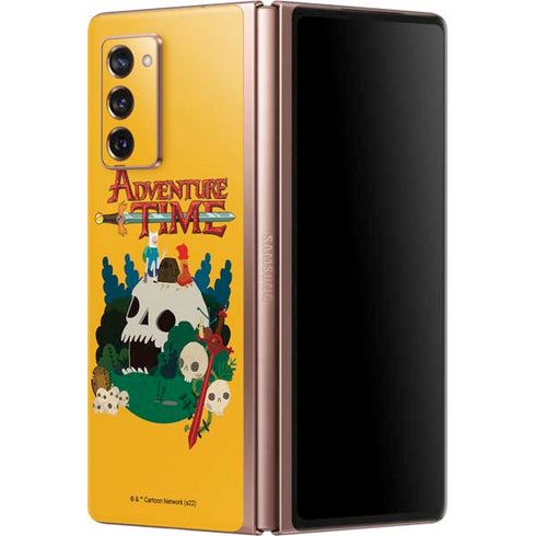 Adult Swim Adventure Time Cave Of Skulls Galaxy Z Fold2 5G Skin
