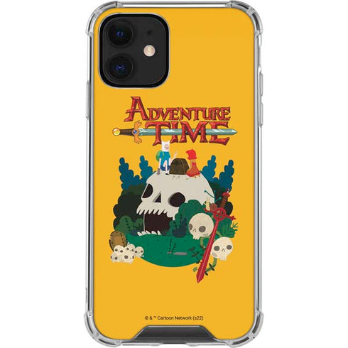 Adult Swim Adventure Time Cave Of Skulls iPhone 12 Clear Case
