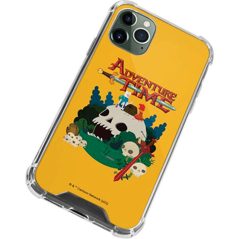 Adult Swim Adventure Time Cave Of Skulls iPhone 12 Pro Max Clear Case
