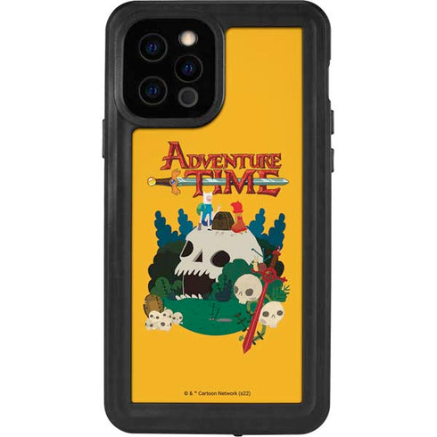 Adult Swim Adventure Time Cave Of Skulls iPhone 12 Pro Waterproof Case