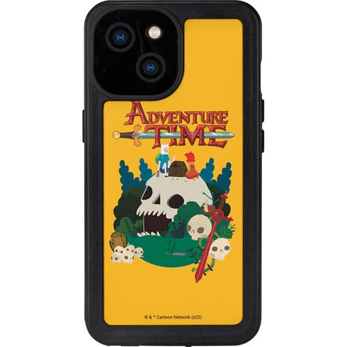 Adult Swim Adventure Time Cave Of Skulls iPhone 13 Mini Waterproof Case