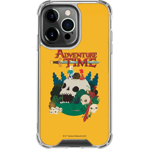 Adult Swim Adventure Time Cave Of Skulls iPhone 13 Pro Clear Case