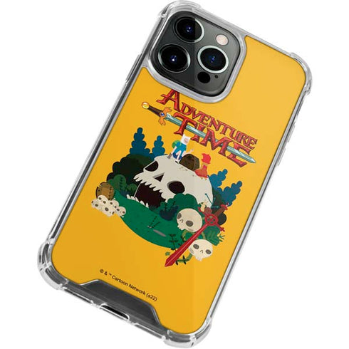 Adult Swim Adventure Time Cave Of Skulls iPhone 13 Pro Max Clear Case