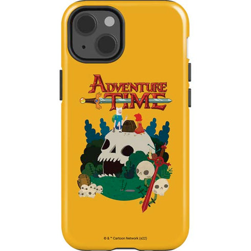 Adult Swim Adventure Time Cave Of Skulls iPhone 15 Impact Case