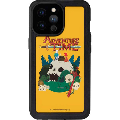 Adult Swim Adventure Time Cave Of Skulls iPhone 14 Pro Max Waterproof Case