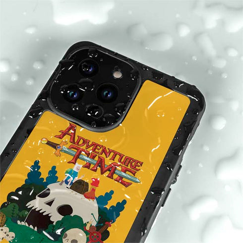 Adult Swim Adventure Time Cave Of Skulls iPhone 14 Pro Max Waterproof Case