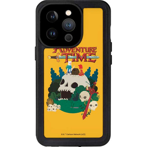 Adult Swim Adventure Time Cave Of Skulls iPhone 14 Pro Waterproof Case