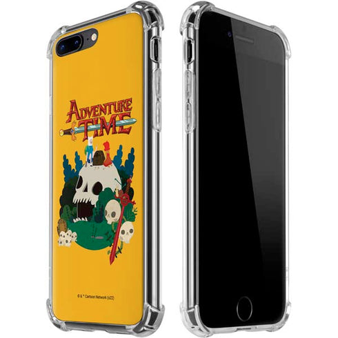 Adult Swim Adventure Time Cave Of Skulls iPhone 7/8 Plus Clear Case