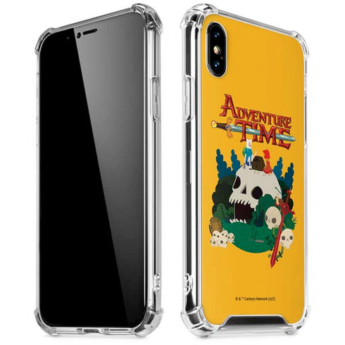 Adult Swim Adventure Time Cave Of Skulls iPhone XS Max Clear Case