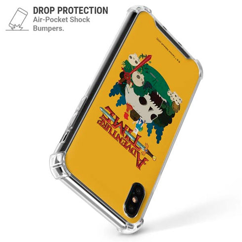 Adult Swim Adventure Time Cave Of Skulls iPhone XS Max Clear Case