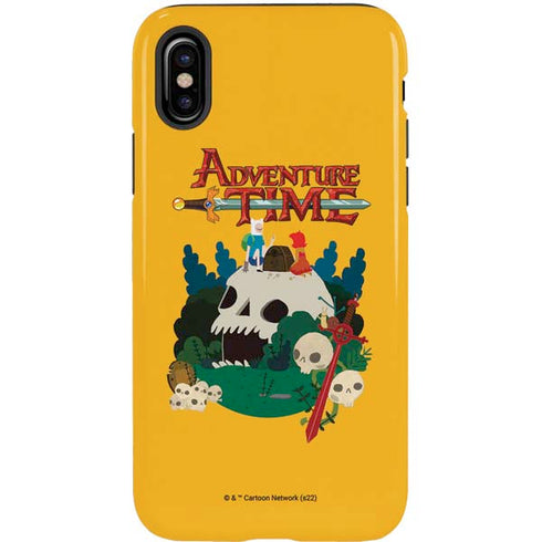 Adult Swim Adventure Time Cave Of Skulls iPhone XS Pro Case