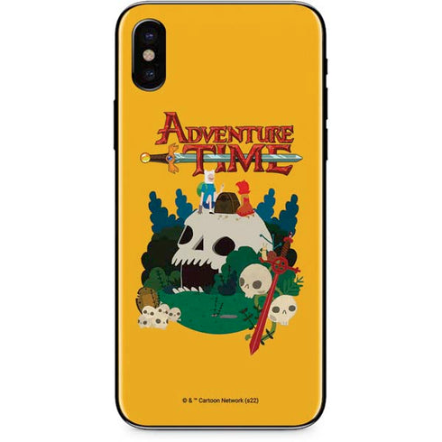 Adult Swim Adventure Time Cave Of Skulls iPhone XS Skin