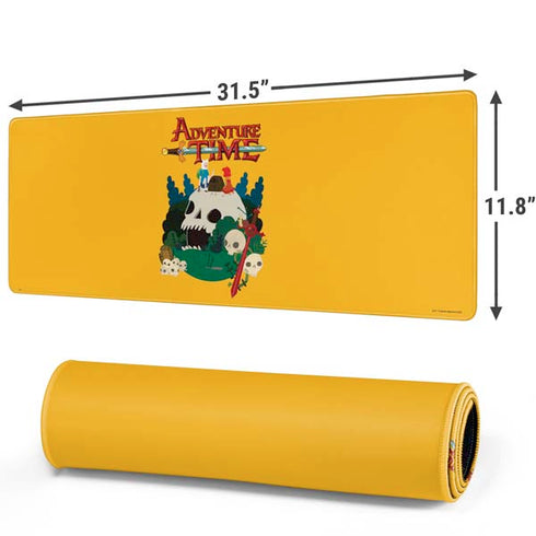 Adult Swim Adventure Time Cave Of Skulls Gaming Mouse Pad