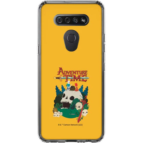Adult Swim Adventure Time Cave Of Skulls LG K51/Q51 Clear Case
