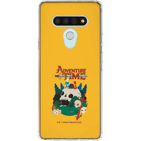 Adult Swim Adventure Time Cave Of Skulls LG Stylo 6 Clear Case