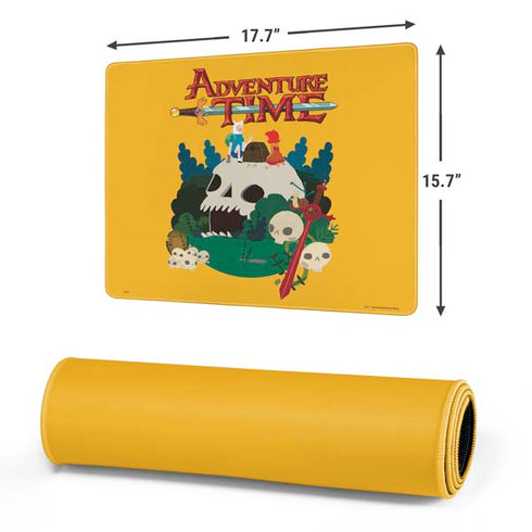 Adult Swim Adventure Time Cave Of Skulls Gaming Mouse Pad