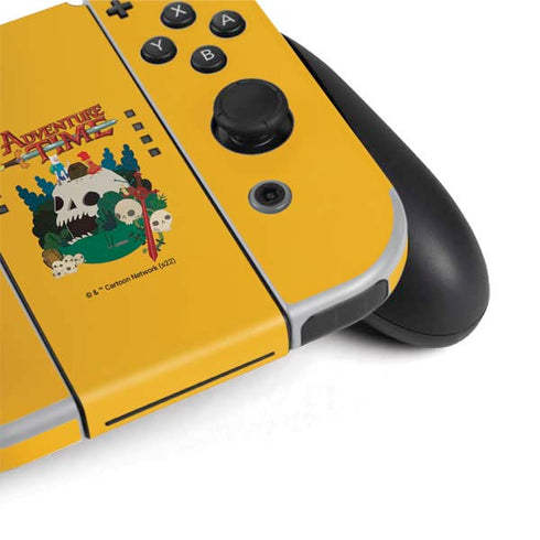 Adult Swim Adventure Time Cave Of Skulls Nintendo Switch OLED (2021) Skin