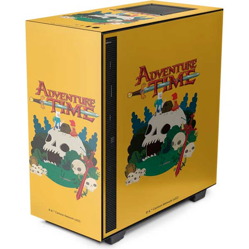 Adult Swim Adventure Time Cave Of Skulls NZXT H510 Compact ATX Mid-Tower Case Skin