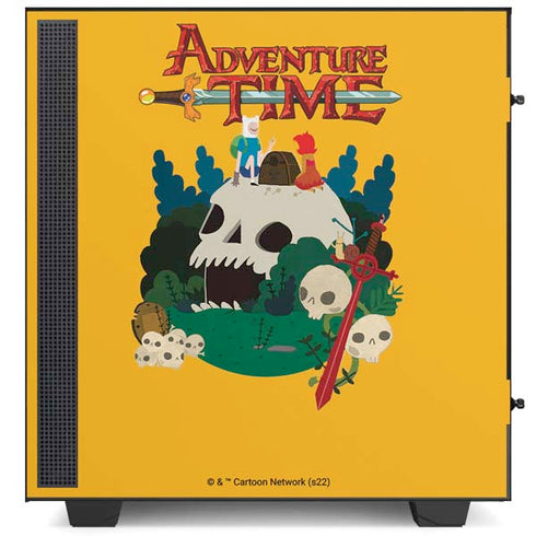 Adult Swim Adventure Time Cave Of Skulls NZXT H510 Compact ATX Mid-Tower Case Skin