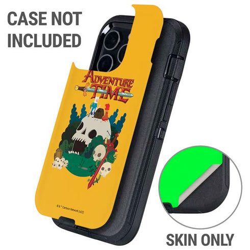 Adult Swim Adventure Time Cave Of Skulls Otterbox Defender iPhone Skin