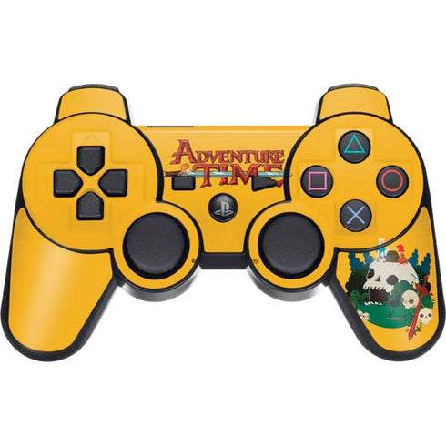 Adult Swim Adventure Time Cave Of Skulls PS3 Dual Shock wireless controller Skin