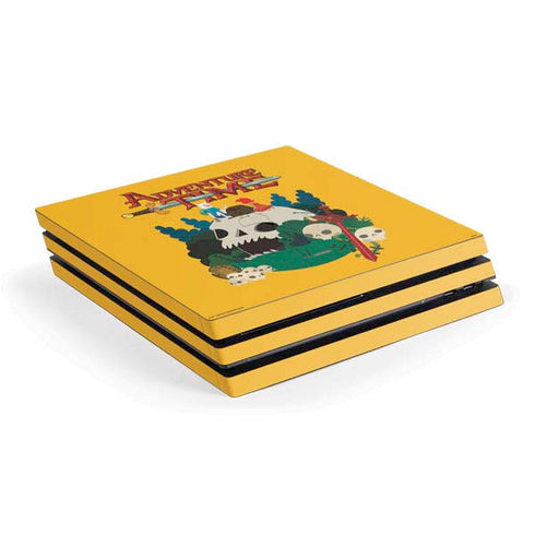 Adult Swim Adventure Time Cave Of Skulls PS4 Pro Console Skin