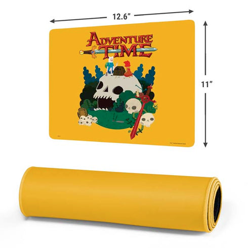 Adult Swim Adventure Time Cave Of Skulls Gaming Mouse Pad