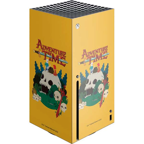 Adult Swim Adventure Time Cave Of Skulls Xbox Series X Console Skin
