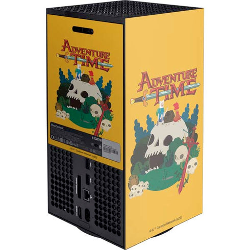 Adult Swim Adventure Time Cave Of Skulls Xbox Series X Console Skin
