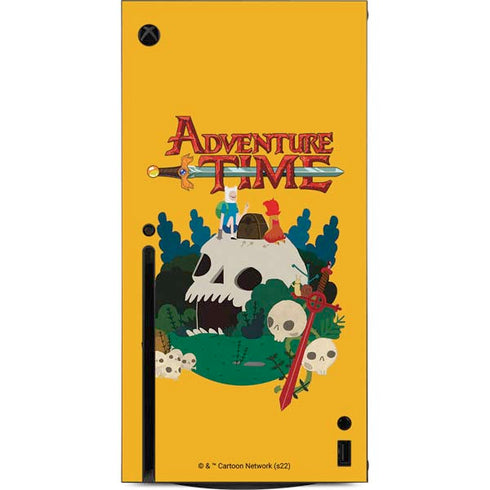 Adult Swim Adventure Time Cave Of Skulls Xbox Series X Console Skin