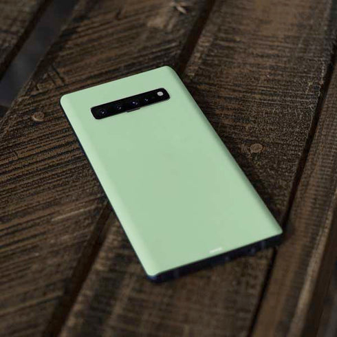 Celadon Solid Galaxy S10 Skin