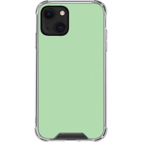 Celadon Solid iPhone 13 Mini Clear Case