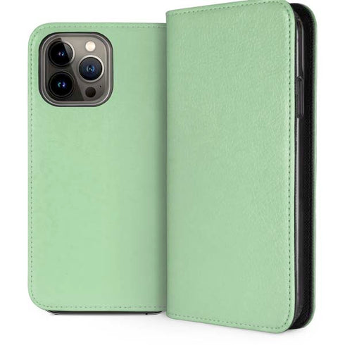 Celadon Solid iPhone 13 Pro Max Folio Case