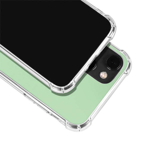 Celadon Solid iPhone 14 Plus Clear Case