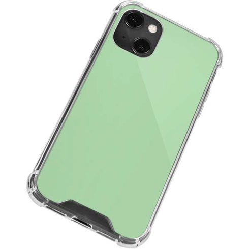 Celadon Solid iPhone 14 Plus Clear Case
