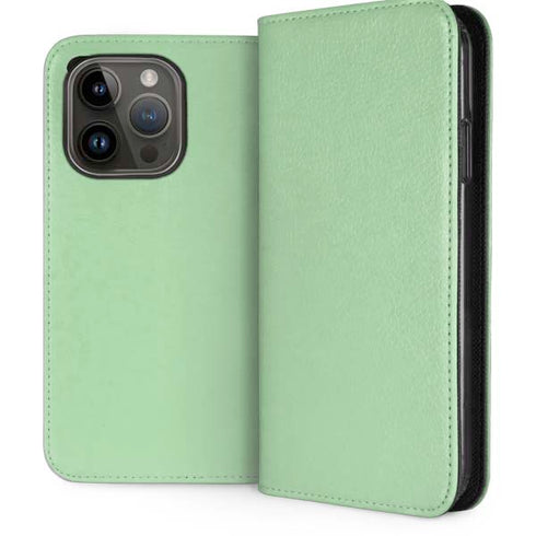 Celadon Solid iPhone 14 Pro Folio Case