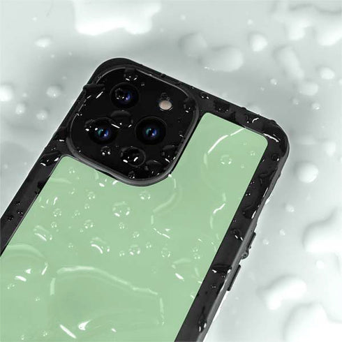 Celadon Solid iPhone 14 Pro Max Waterproof Case
