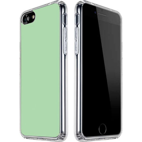 Celadon Solid iPhone SE (2nd & 3rd Gen) Clear Case